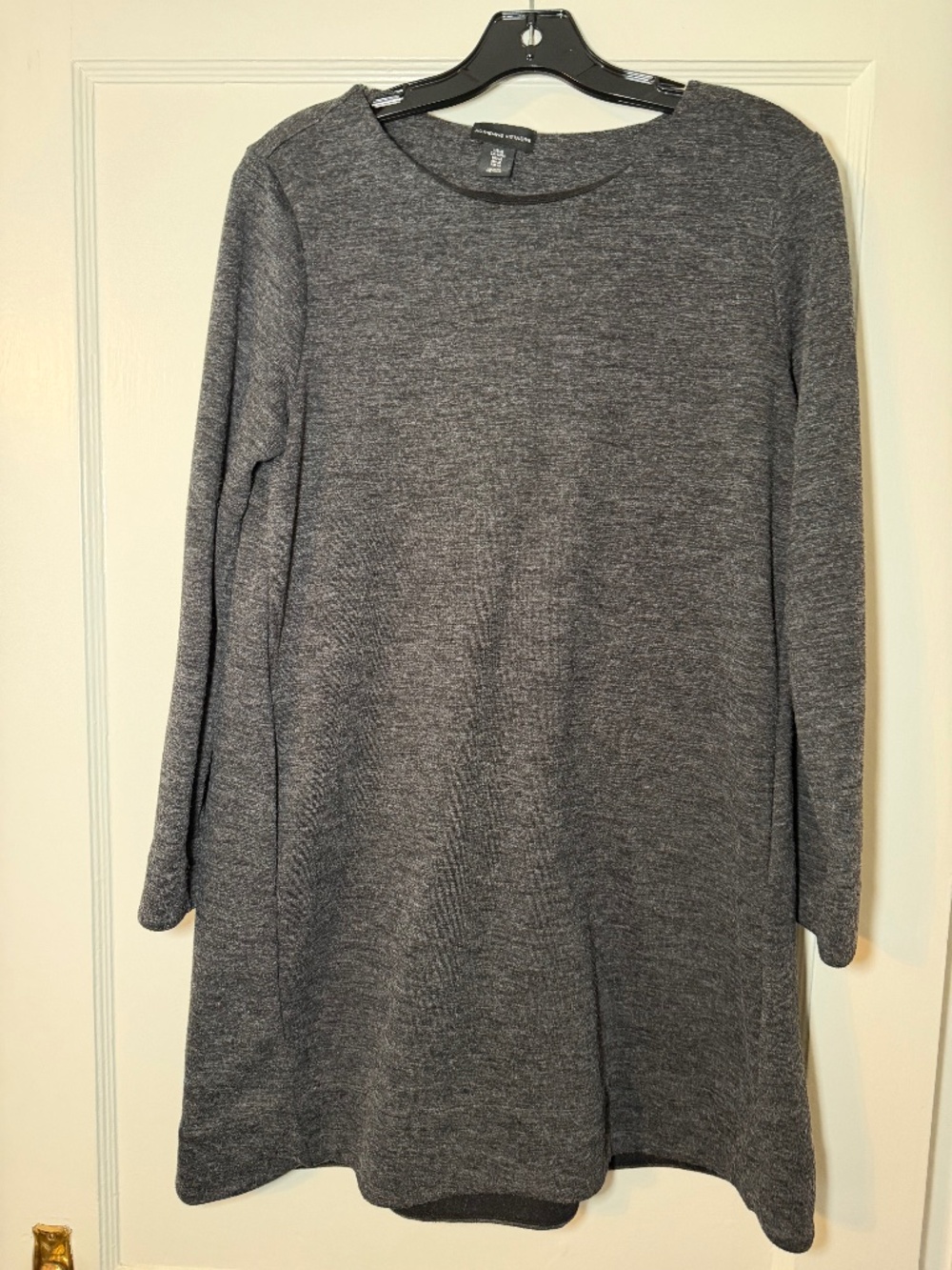 Grey shift dress